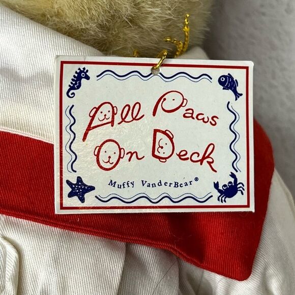 Vintage Muffy Vanderbear "All Paws On‎ Deck" nwt - Picture 5 of 5